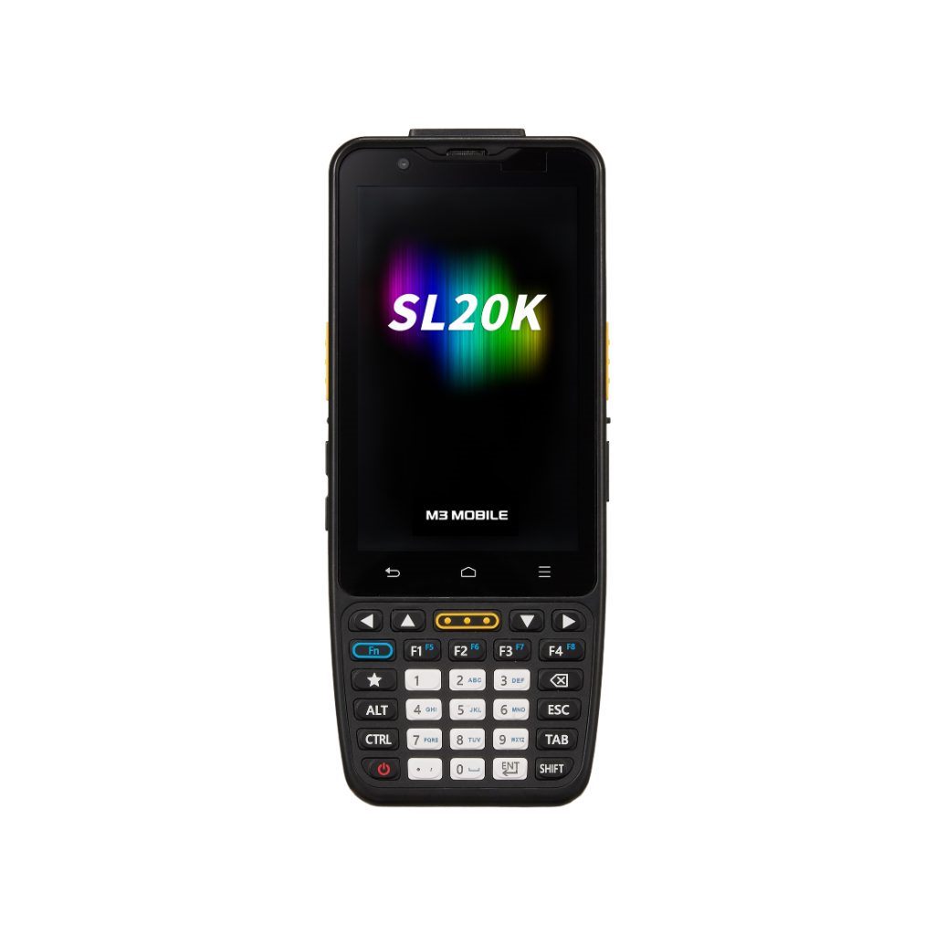 M3 Mobile 4.0 Sl20kx/W Wlan Bluetooth (2D) Karekod Android 13 El Terminali 4Gb Ram/64Gb'ın resmi