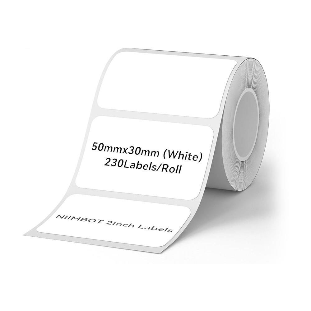 Nıımbot T50x30mm 230 Adet Beyaz Etiket (B1,B21s,B3s)'ın resmi