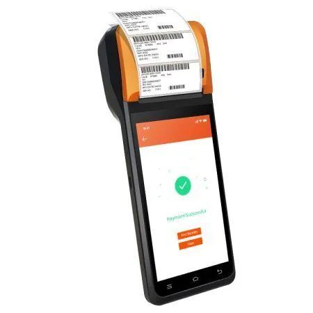 Tıwox 6" Android 12 4+64Gb 2" Printer El Terminali Nb55'ın resmi