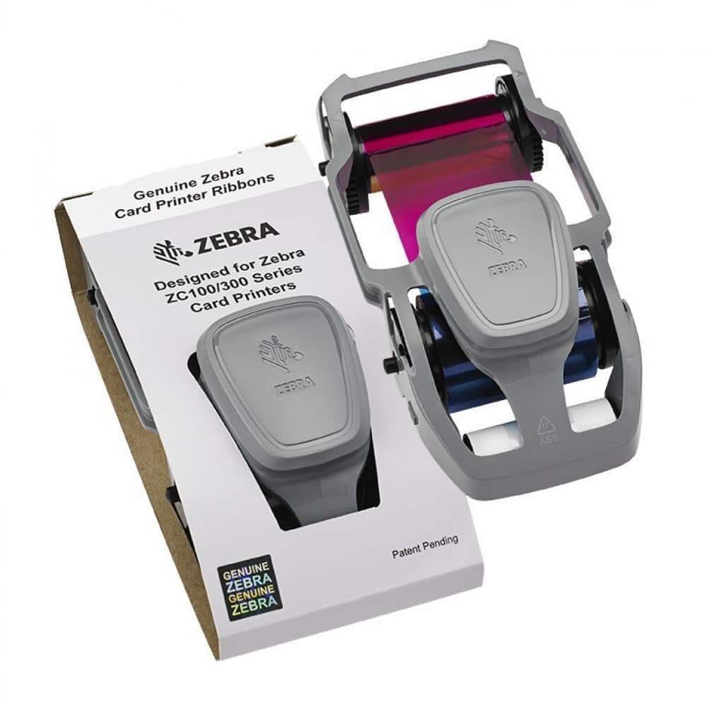 Zebra Zc100/Zc300 Renkli Ribon'ın resmi