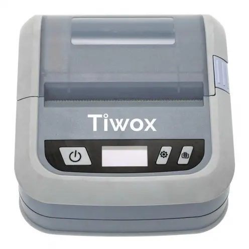 Tıwox 203Dpi Bt-5050 Direkt Termal Usb+Bluetooth Mobil Barkod-Etiket Yazıcı Bluetooth'ın resmi